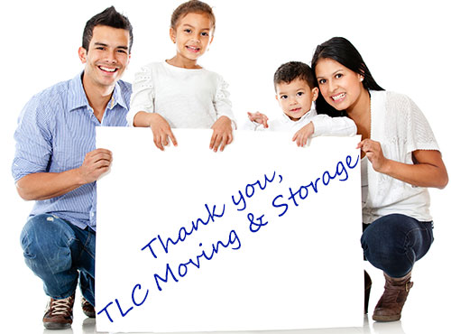 Thank you, TLC Moving & Storage